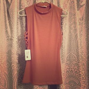 Rose pink boutique top